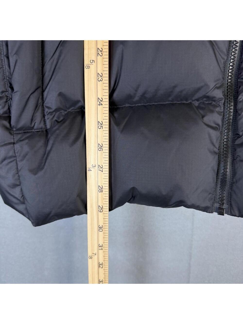 The North Face Nordic Puffer Down Jacket Mens Large Black Coat NF0A5ITG - Picture 7 of 9